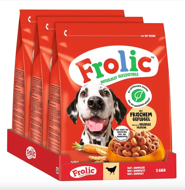 Frolic Drůbeží - 3x2,6kg