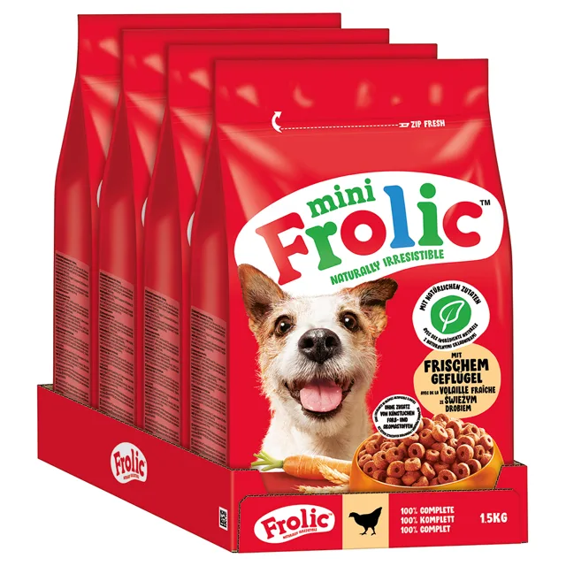 Frolic Mini drůbeží - 6 kg (4 x 1,5 kg)