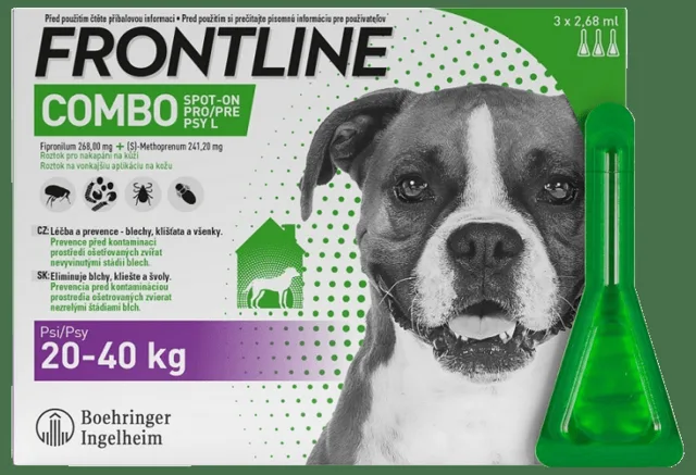 Frontline Combo Spot-on Dog L 3ks
