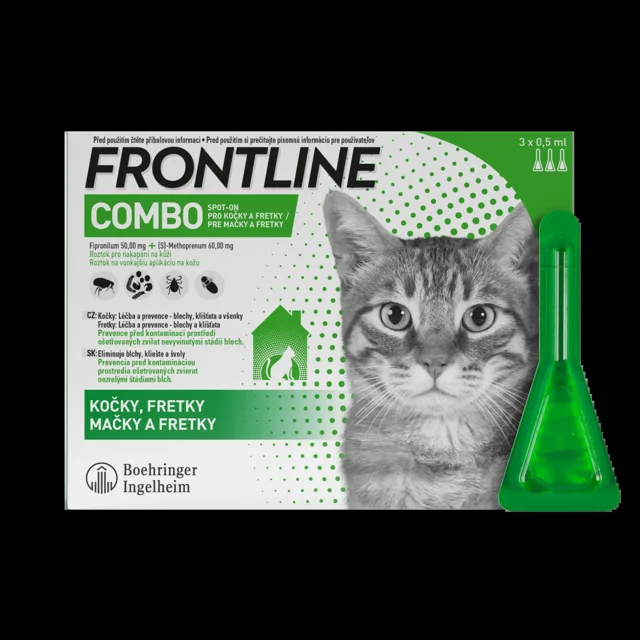 Frontline Combo Spot-on pro kočky 3 x 0,5 ml