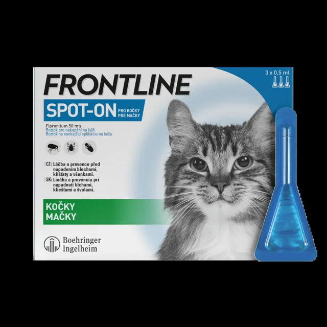 Frontline Spot-on pro kočky 3 x 0,5 ml