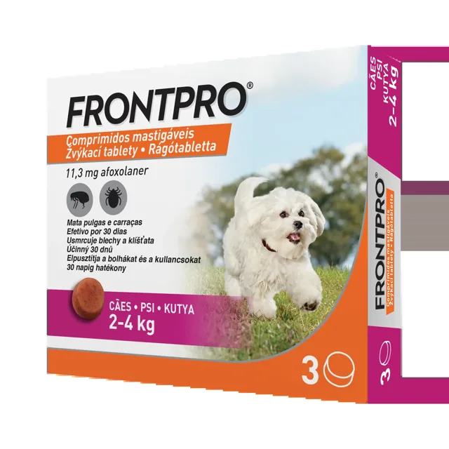 Frontpro 11,3 mg 2-4kg žvýkací 3 tbl