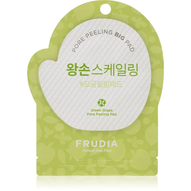 Frudia Green Grape peelingové pleťové tamponky proti lesknutí pleti a rozšířeným pórům 1 ks