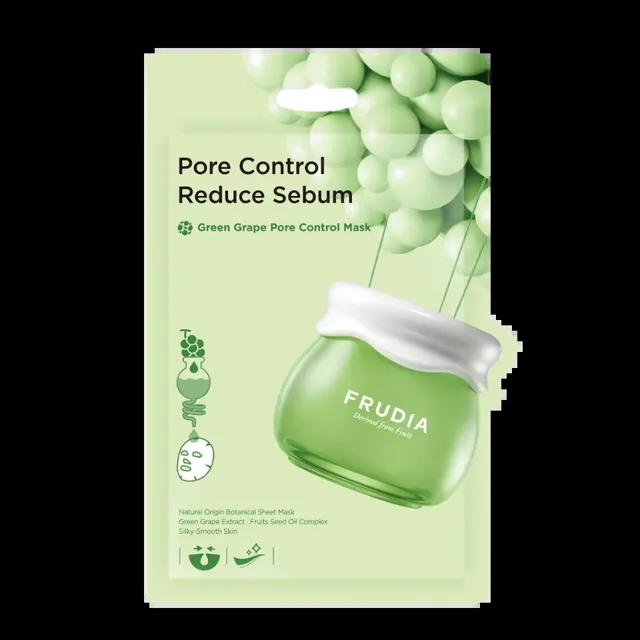 Frudia Pleťová maska pro regulaci mazu Green Grape Pore Control 20 ml
