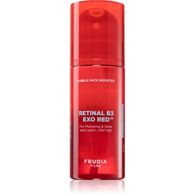 Frudia Retinal B3 Exo Red Bubble Pack Booster osvěžujicí a hydratační booster pro rozjasnění a vyhlazení pleti 140 ml