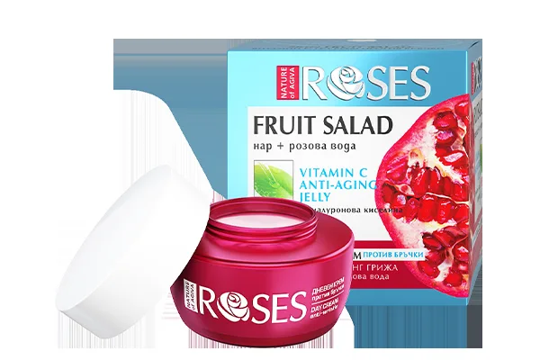 FRUIT SALAD vitamin C gelový krém proti vráskám s extraktem z granátového jablka a růžovou vodou 50 ml - NATURE OF AGIVA