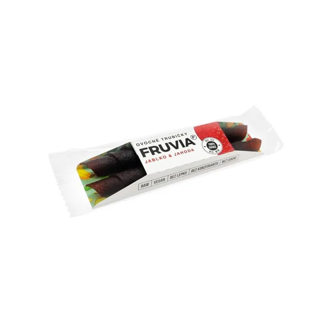 Fruvia Fruvia Ovocné trubičky Jablko & Jahoda, 20g, Jablko - Jahoda