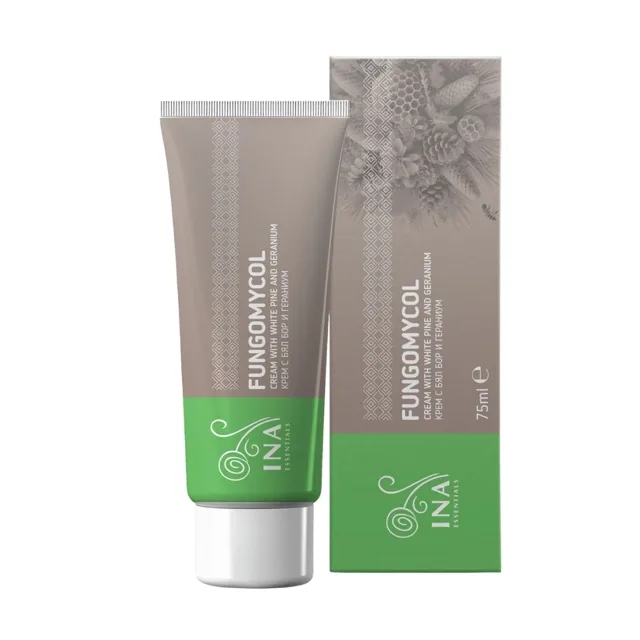 Fungomycol - krém 2v1 na péči o nehty a suchou, popraskanou pokožku - 75 ml - INA Essentials