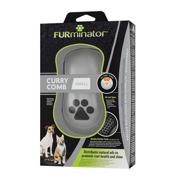 FURminator Curry Comb kartáč - cca D 12 x Š 6 x V 4 cm