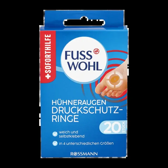 Fusswohl Náplast na kuří oka 20 ks