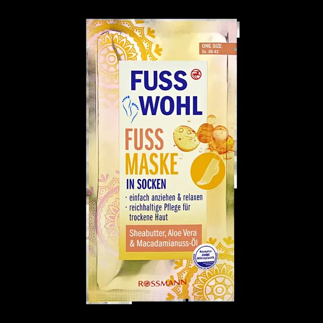 Fusswohl Textilní maska na nohy