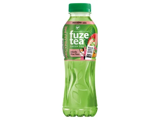 FuzeTea Green Tea jahoda aloe vera 500 ml