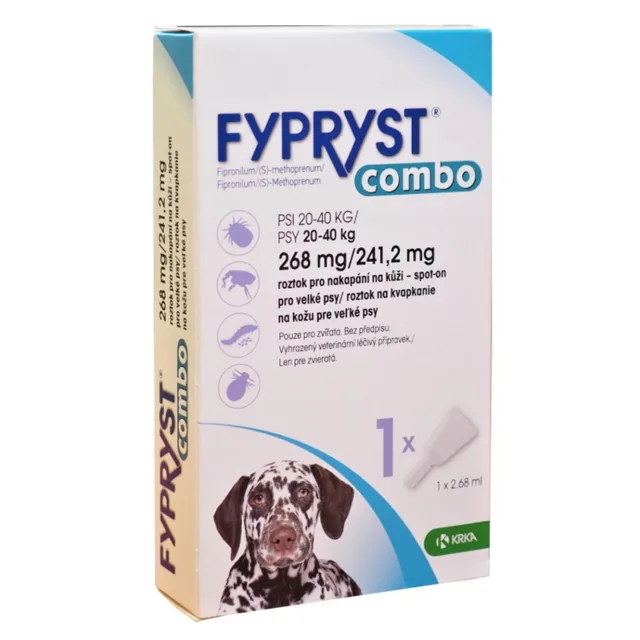FYPRYST Combo Spot-on pro psy 268/241 mg 20-40 kg 2,68 ml 1 pipeta