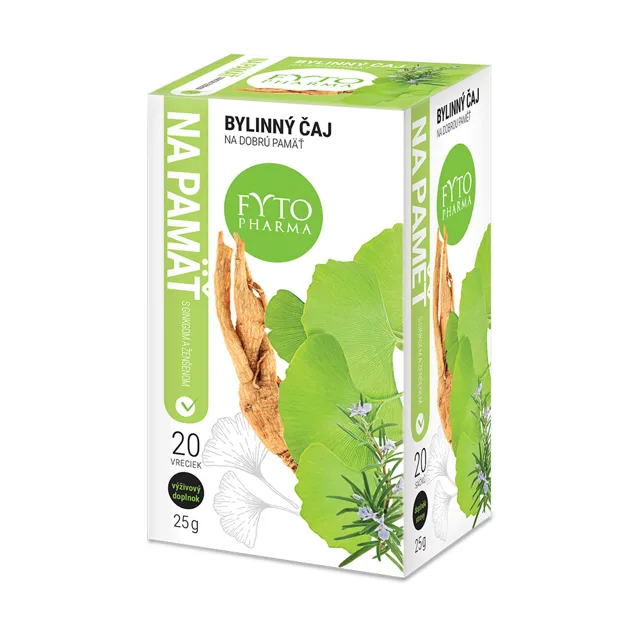 Fytopharma Bylinný čaj na dobrou paměť 20x1,25 g