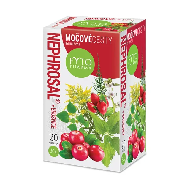 Fytopharma Nephrosal brusinky bylinný čaj 20 x 1,5 g