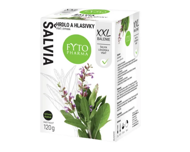 Fytopharma Šalvěj Hrdlo a hlasivky nať sypaná XXL 120g