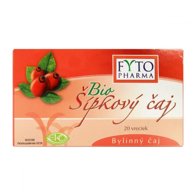 FYTOPHARMA Šípkový čaj BIO 20x 2 g