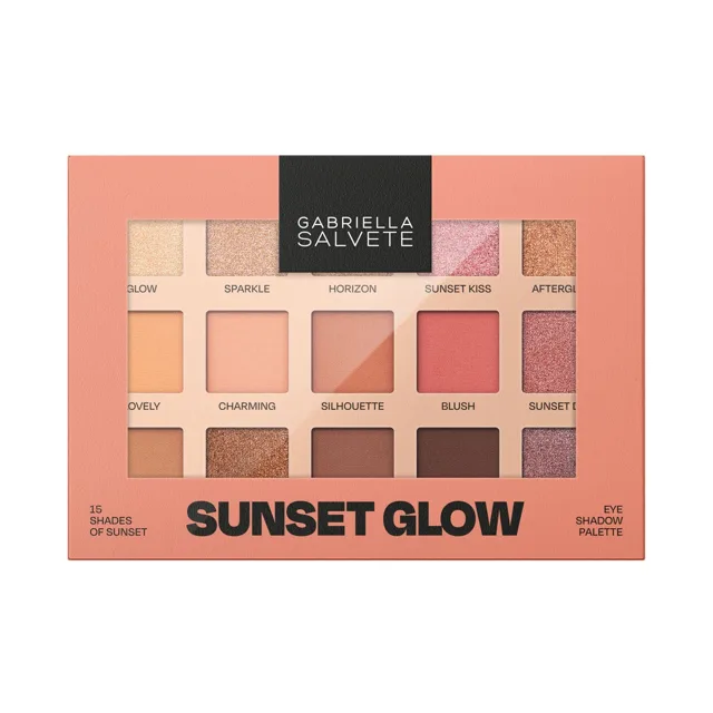 Gabriella Salvete 15 Sunset Glow paletka očních stínů 15 g