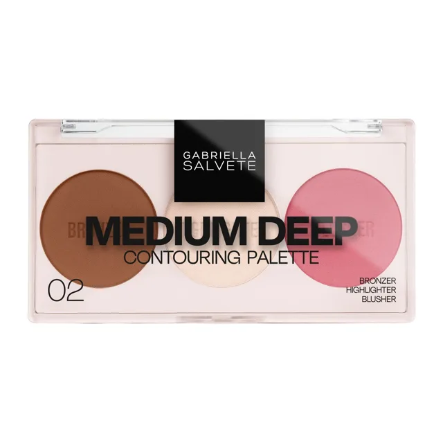 Gabriella Salvete Contouring Palette 02 Medium Deep konturovací paletka 9 g