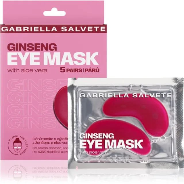 Gabriella Salvete Eye Mask Ginseng osvěžující maska na oči 5 ks