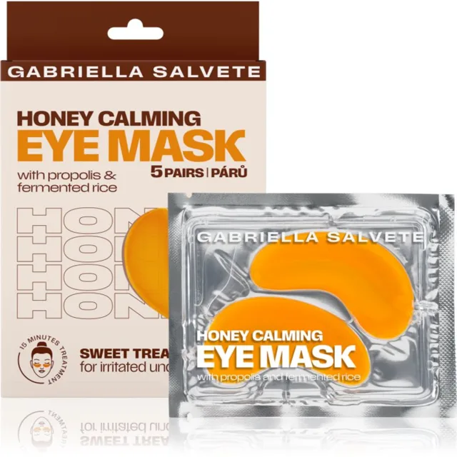 Gabriella Salvete Eye Mask Honey zklidňující maska na oči 5 ks