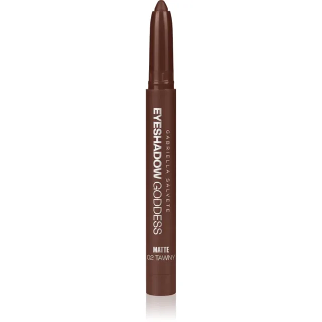 Gabriella Salvete Eyeshadow Goddess krémové oční stíny v tužce odstín Matte 02 Tawny 1.3 g