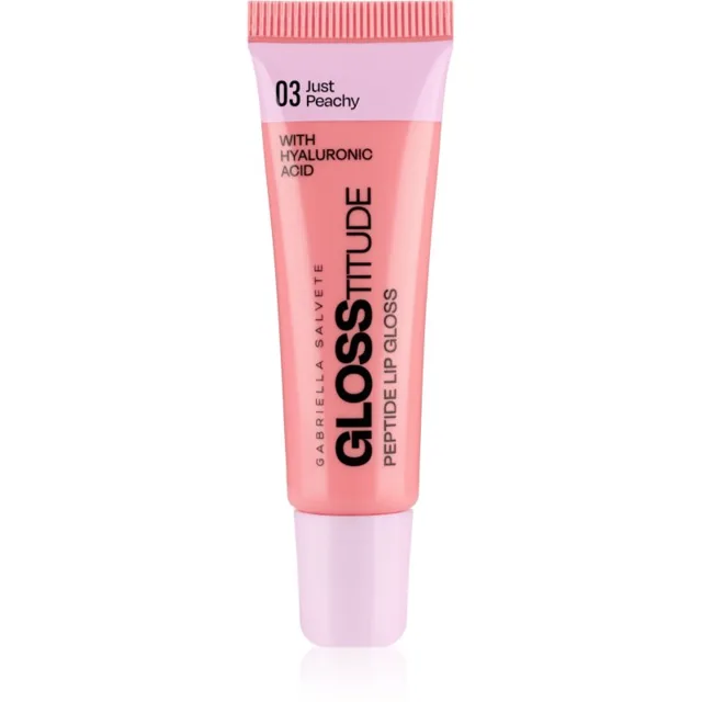 Gabriella Salvete Glosstitude Peptide Lip Gloss hydratační lesk na rty odstín 03 Just Peachy 10 ml
