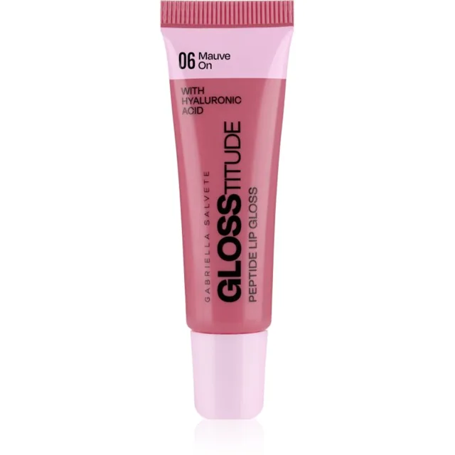 Gabriella Salvete Glosstitude Peptide Lip Gloss hydratační lesk na rty odstín 06 Mauve On 10 ml