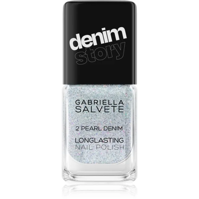 Gabriella Salvete Longlasting Enamel Denim Story dlouhotrvající lak na nehty odstín 02 Pearl Denim 11 ml