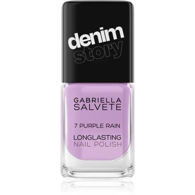 Gabriella Salvete Longlasting Enamel Denim Story dlouhotrvající lak na nehty odstín 07 Purple Rain 11 ml