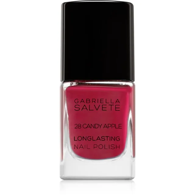 Gabriella Salvete Longlasting Enamel dlouhotrvající lak na nehty s vysokým leskem odstín 28 Candy Apple 11 ml