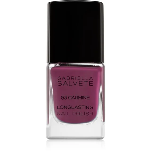 Gabriella Salvete Longlasting Enamel dlouhotrvající lak na nehty s vysokým leskem odstín 53 Carmine 11 ml