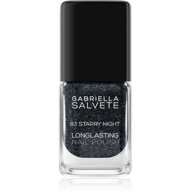 Gabriella Salvete Longlasting Enamel dlouhotrvající lak na nehty se třpytkami odstín 83 Starry NIght 11 ml