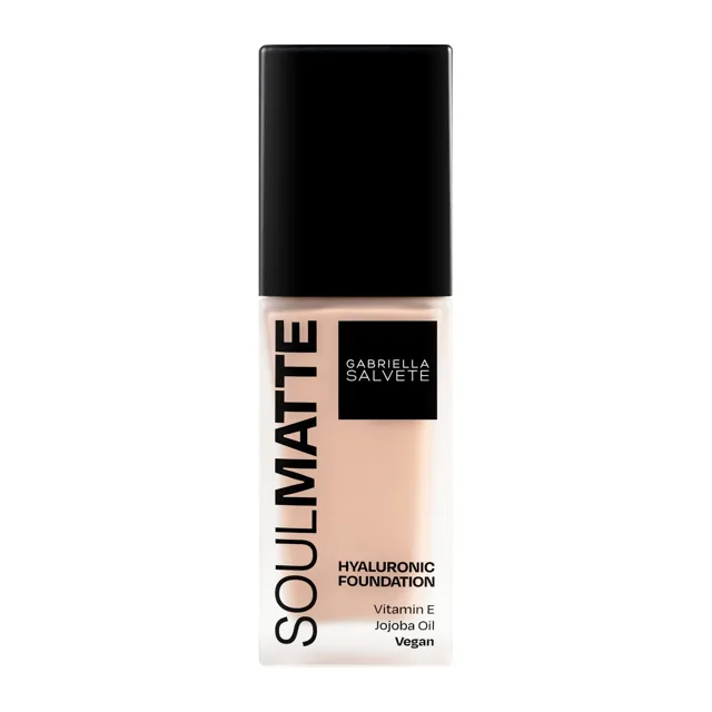 Gabriella Salvete Soulmatte Foundation Hyaluronic 01N Porcelain Neutral make-up 30 ml