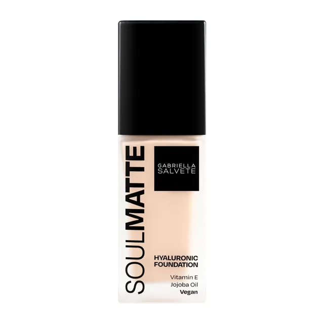 Gabriella Salvete Soulmatte Foundation Hyaluronic 02 Cold Ivory make-up 30 ml