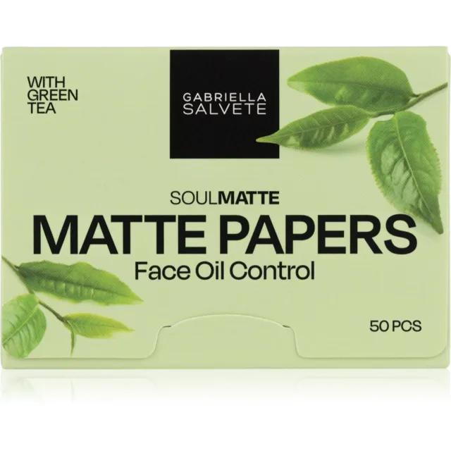 Gabriella Salvete SoulMatte Green Tea matující papírky se zeleným čajem 50 ks