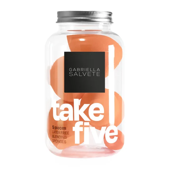 Gabriella Salvete Take Five Sponge mix Orange kosmetické houbičky 5 ks