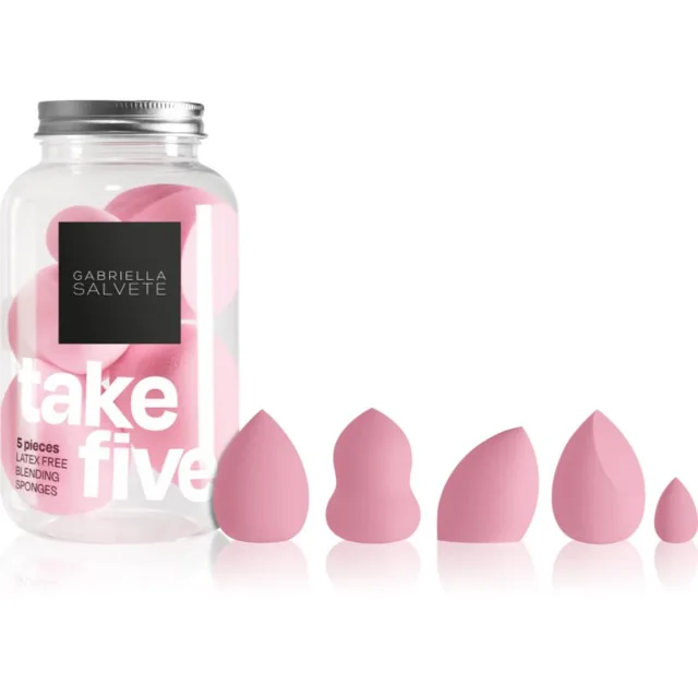 Gabriella Salvete Tools Take Five sada houbiček na make-up odstín Pink 5 ks