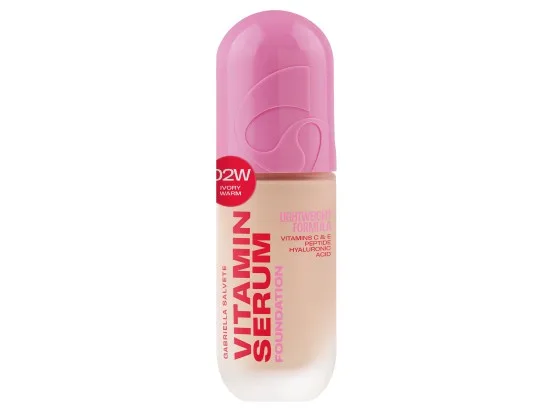 Gabriella Salvete Vitamin Serum Foundation make-up 02W Ivory Warm 30 ml