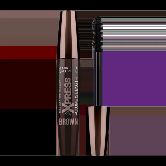 Gabriella Salvete Xxpress Brown hnědá řasenka 10 ml