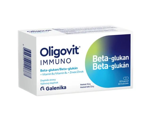 Galenika Oligovit Immuno Beta-glukan 60 tobolek