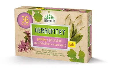 Galmed Herbofitky s jitrocelem a mateřídouškou a vit.C 36ks