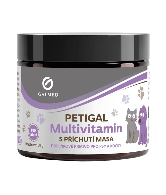 Galmed PETIGAL Multivitamín 100 tablet