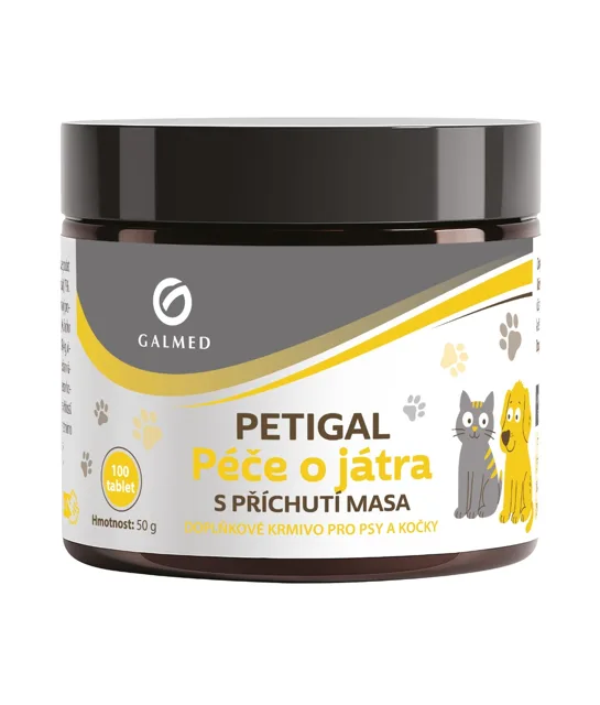 Galmed PETIGAL Péče o játra 100 tablet