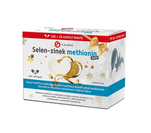 Galmed Selen-zinek-methionin forte 100+20 kapslí