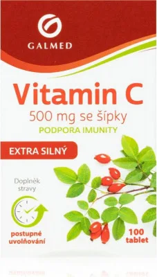 Galmed Vitamín C 500 mg se šípky 100 tablet