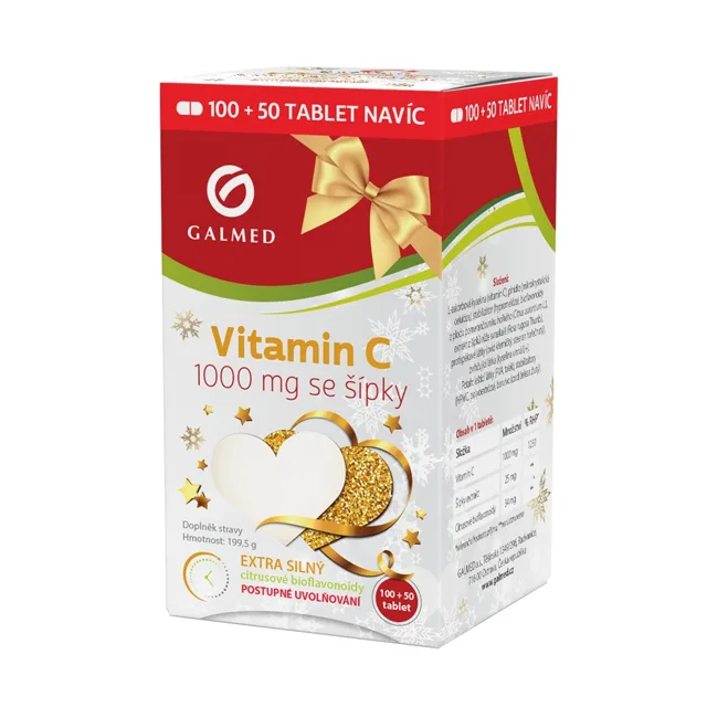 Galmed Vitamin C se šípky 1000 mg 100+50 tablet