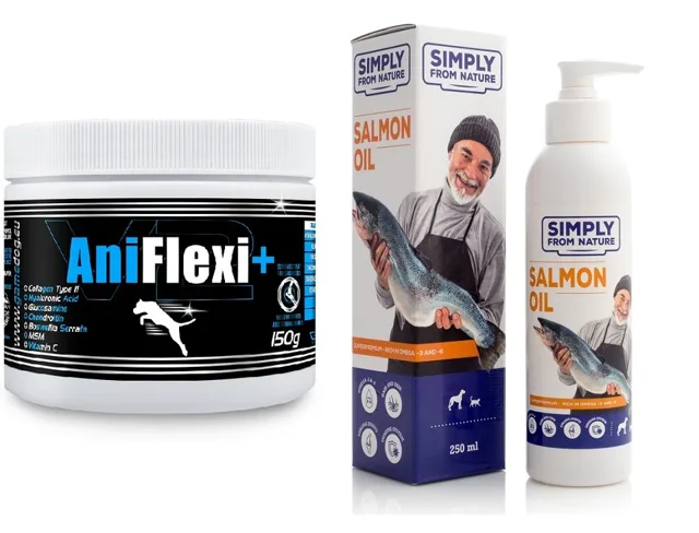GAME DOG AniFlexi+ V2 150 g + SIMPLY FROM NATURE Salmon oil 250 ml ZDARMA
