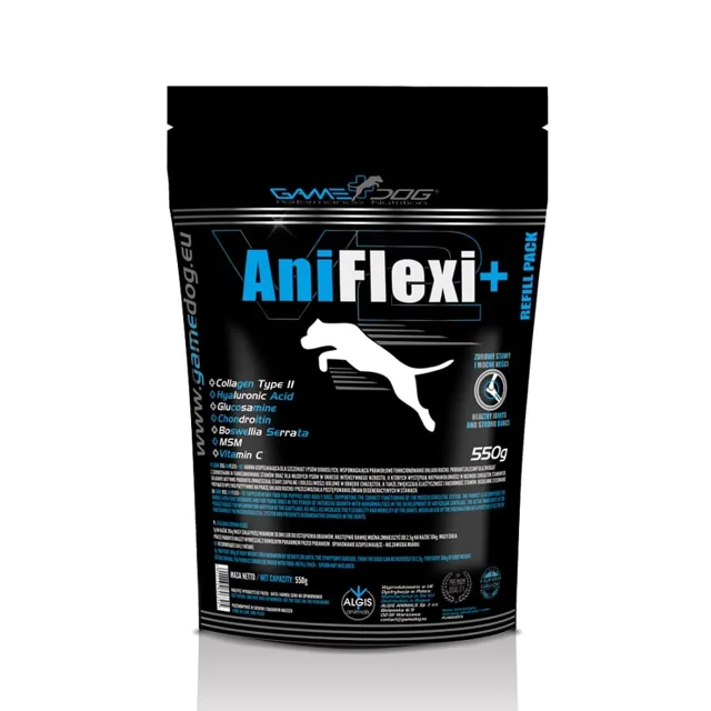 GAME DOG AniFlexi+ V2 Refill pack kloubní přípravek pro psy 550 g