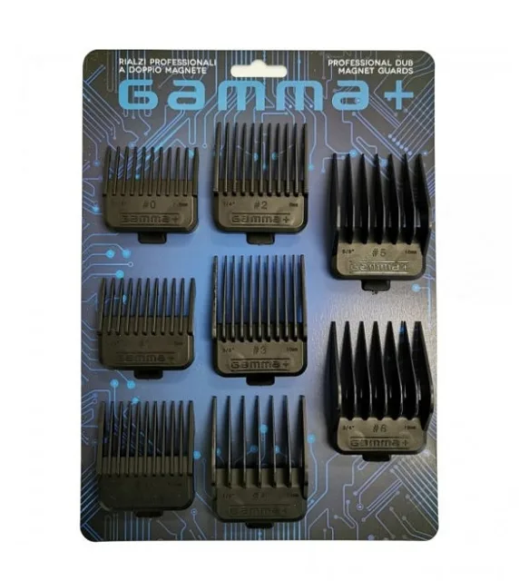 GAMMA PIÚ Náhradní sada magnetických hřebenů pro střihací strojky GAMMA+ 8ks